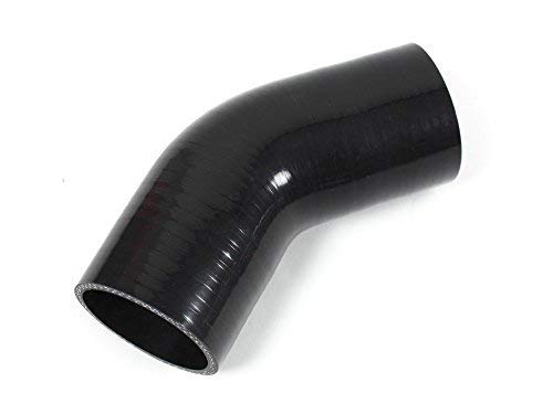 LLK Schlauch Ladedruckschlauch 45 Grad Bogen 60mm Ø SCHWARZ 1010890 von X-Parts