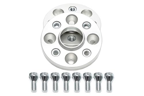 X-Parts Spurverbreiterung Festverschraubtes System Set mit Zentrierung für OEM Schrauben M12x1.5 4x100 Nabenlochbohrung 57,1 Seite: 20/25 / 30mm pro Achse: 40/50 / 60mm 1039047 (20mm) von X-Parts