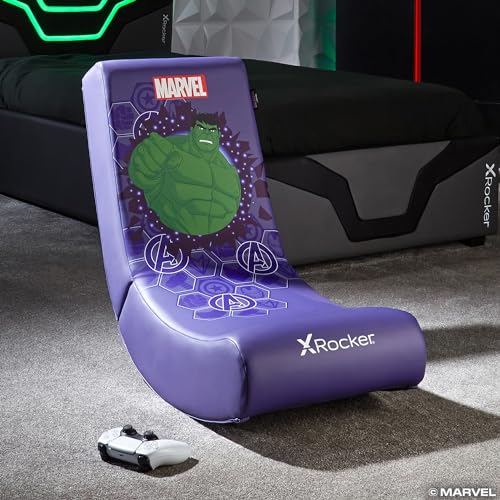 X Rocker Disney Marvel Avengers Floor Rocker Bodensessel (Hulk) von X Rocker