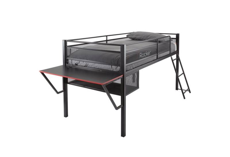 X Rocker Metallbett Sanctum - Gaming Etagenbett mit Schreibtisch für Kinder & Jugendliche von X Rocker