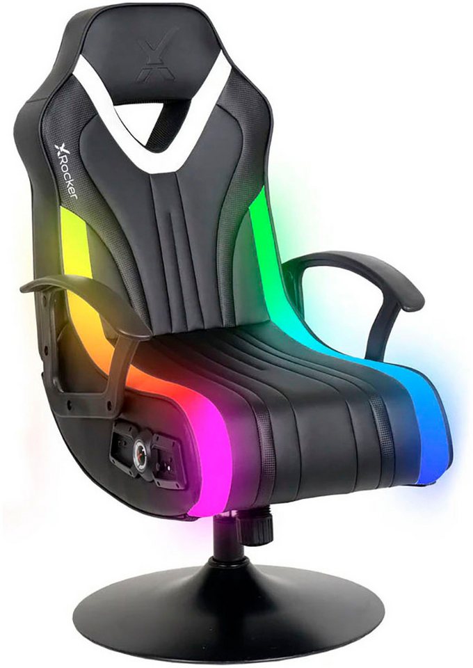 X Rocker Gaming-Stuhl Fury RGB 2.1 Gaming Sessel mit RGB Beleuchtung & 2.1 Soundsystem von X Rocker