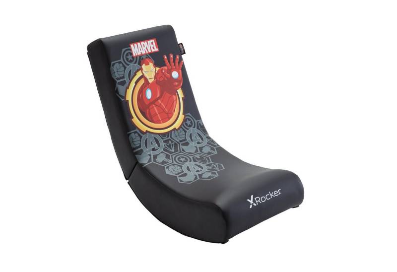 X Rocker Gaming-Stuhl Marvel™ Floor Rocker im Iron Man Design - schwarz von X Rocker