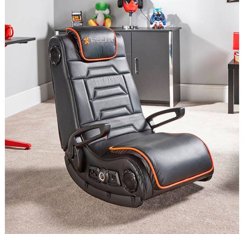 X Rocker Gaming-Stuhl Sentinel 4.1 Audio Floor Gaming Bodensessel mit 4.1 Soundsystem, mit 4.1 Soundsystem von X Rocker