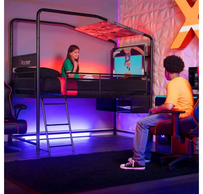 X Rocker Gaming-Stuhl X Rocker 2022078 Bett Spiel-Bett Standard einzeln Rechteckig X Rocker Gaming-Stuhl X Rocker 2022078 Bett Spiel-Bett Standard einzeln Rechteckig von X Rocker
