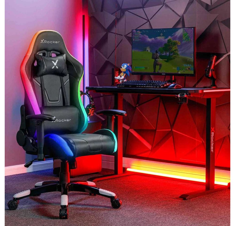 X Rocker Gaming-Stuhl X Rocker 2023028 Videospiel-Stuhl PC-Gamingstuhl Gepolsterter Sitz X Rocker Gaming-Stuhl X Rocker 2023028 Videospiel-Stuhl PC-Gamingstuhl Gepolsterter Sitz von X Rocker