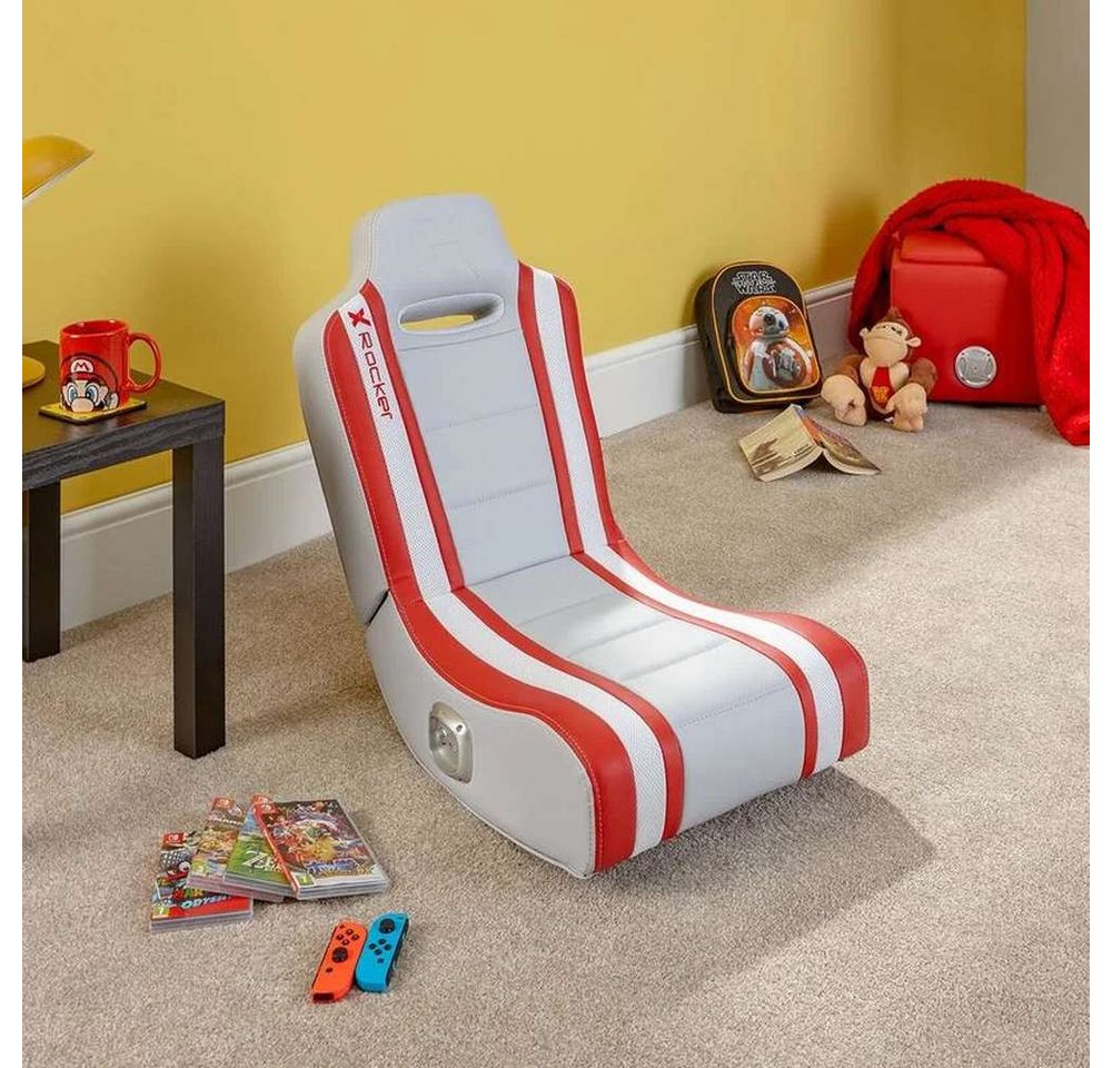 X Rocker Gaming-Stuhl X Rocker Shadow 2.0 Konsolen-Gamingstuhl Gepolsterter Sitz Rot, Weiß X Rocker Gaming-Stuhl X Rocker Shadow 2.0 Konsolen-Gamingstuhl Gepolsterter Sitz Rot, Weiß von X Rocker