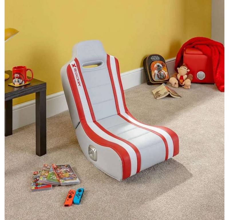 X Rocker Gaming-Stuhl X Rocker Shadow 2.0 Konsolen-Gamingstuhl Gepolsterter Sitz Rot, Weiß X Rocker Gaming-Stuhl X Rocker Shadow 2.0 Konsolen-Gamingstuhl Gepolsterter Sitz Rot, Weiß von X Rocker