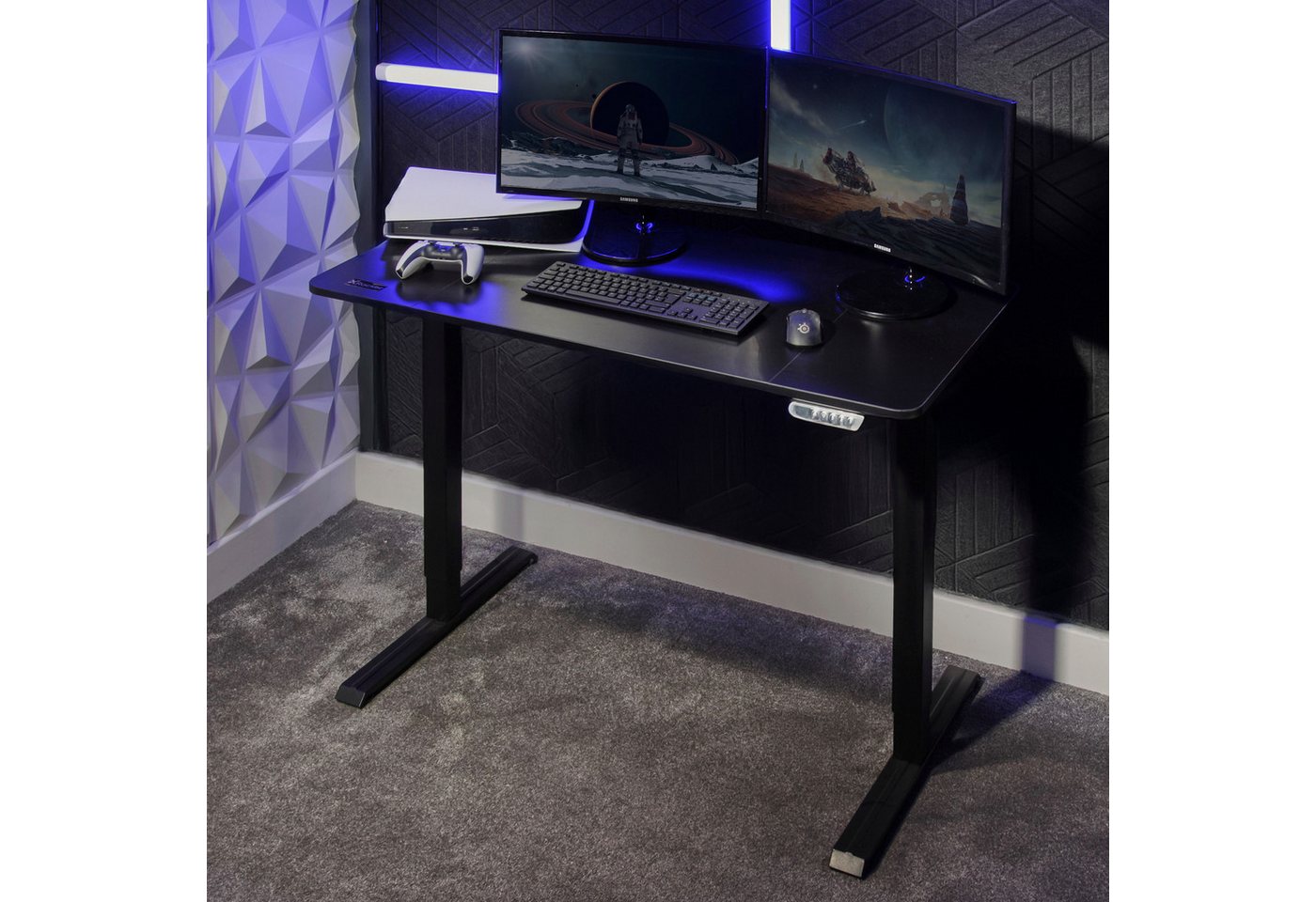 X Rocker Gamingtisch Ascend - Elektrisch höhenverstellbarer Gaming Schreibtisch X Rocker Gamingtisch Ascend - Elektrisch höhenverstellbarer Gaming Schreibtisch von X Rocker