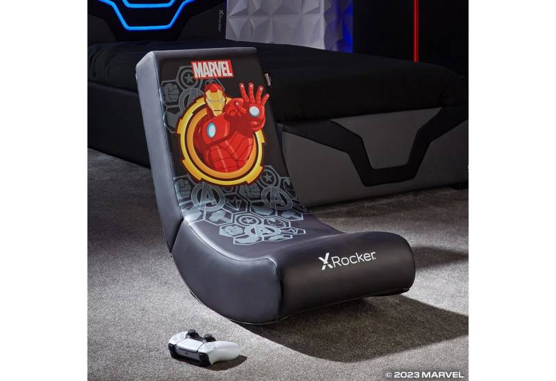 X Rocker Kindersessel Disney Marvel Avengers Floor Rocker Bodensessel, Für Kinder von X Rocker