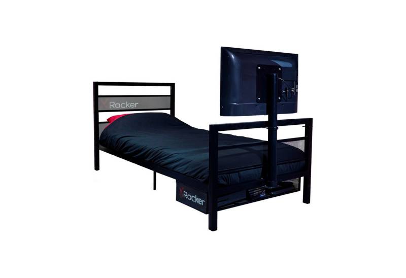 X Rocker Multimediabett Basecamp Gaming Metall Bett mit TV-Halterung für Kinder & Jugendliche X Rocker Multimediabett Basecamp Gaming Metall Bett mit TV-Halterung für Kinder & Jugendliche von X Rocker