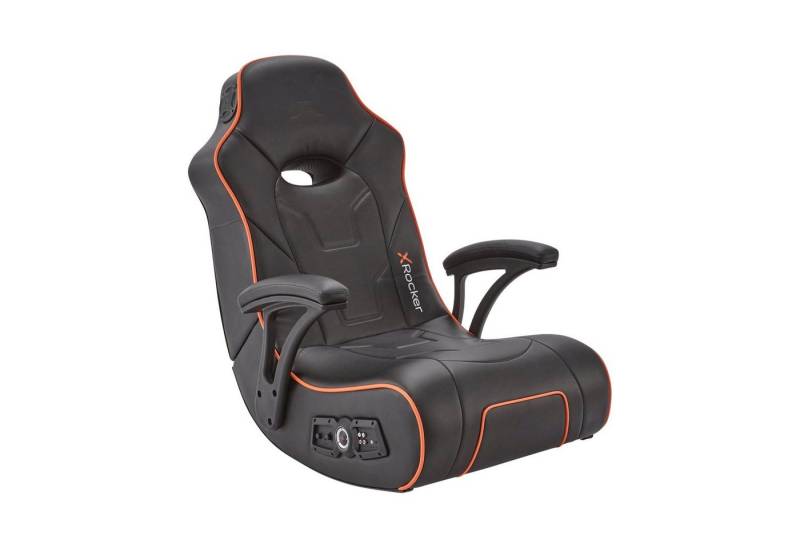 X Rocker Multimediasessel G-Force 2.1 Audio Floor Rocker Gaming Bodensessel mit 2.1 Soundsystem von X Rocker