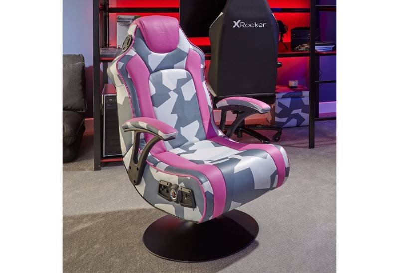 X Rocker Multimediasessel Geo Camo 2.1 Gaming & Entertainment Sessel mit 2.1 Soundsystem X Rocker Multimediasessel Geo Camo 2.1 Gaming & Entertainment Sessel mit 2.1 Soundsystem von X Rocker