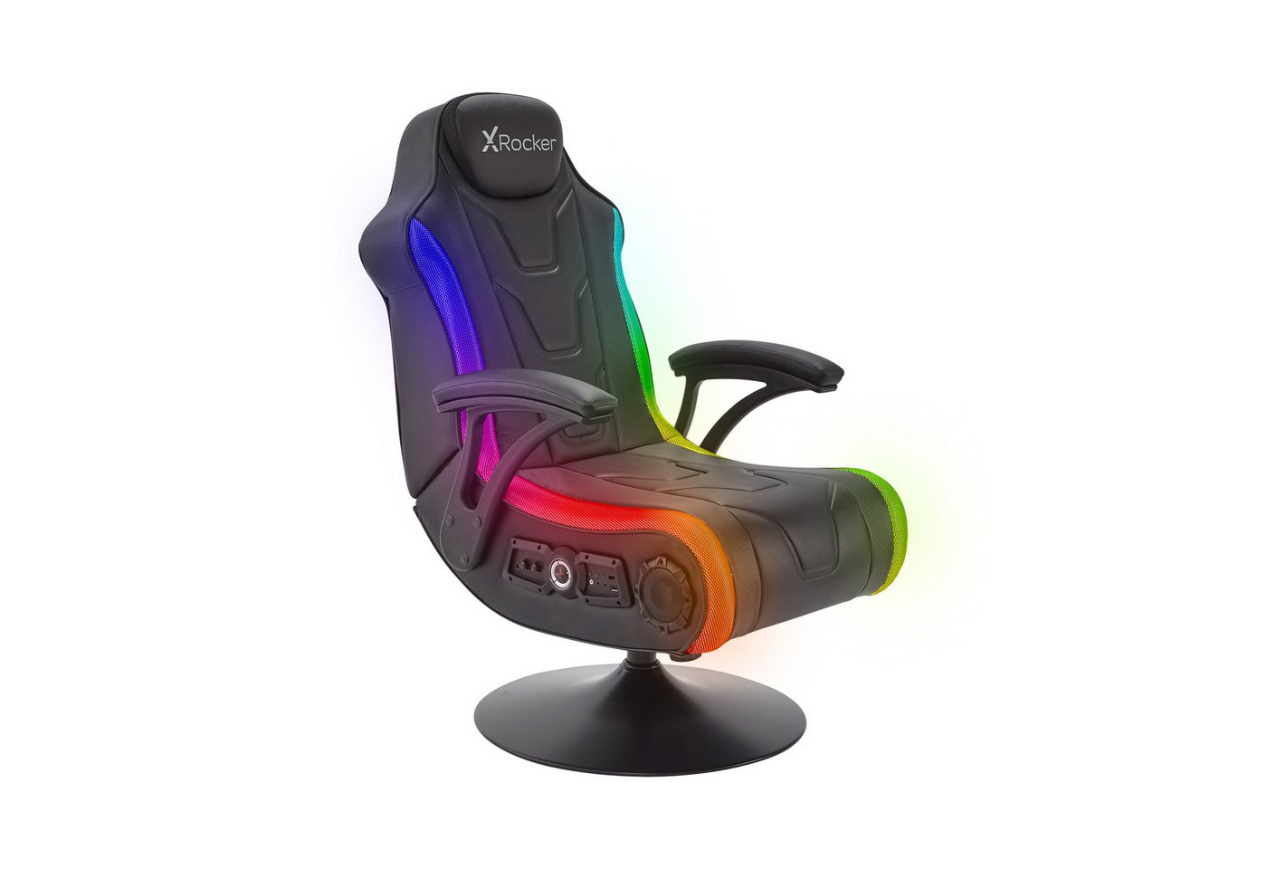 X Rocker Multimediasessel Monsoon RGB 4.1 Gaming & Entertainment Sessel mit 4.1 Soundsystem X Rocker Multimediasessel Monsoon RGB 4.1 Gaming & Entertainment Sessel mit 4.1 Soundsystem von X Rocker
