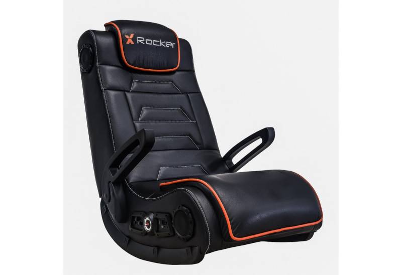 X Rocker Multimediasessel Sentinel 4.1 Audio Floor Rocker Gaming Bodensessel mit 4.1 Soundsystem von X Rocker