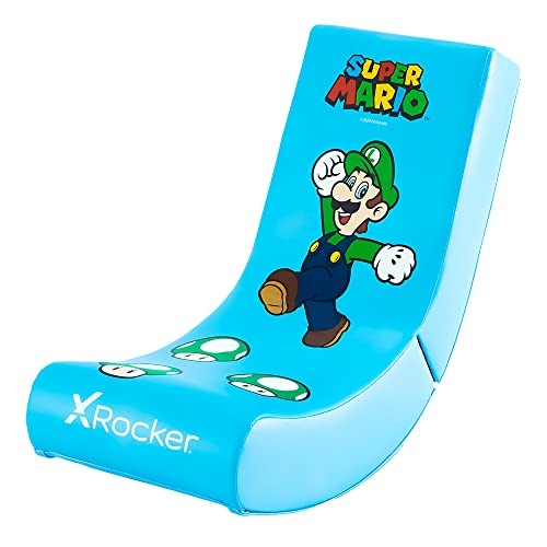 X Rocker Nintendo Super Mario Floor Rocker | Gaming Sessel für Kinder | Luigi Design von X Rocker