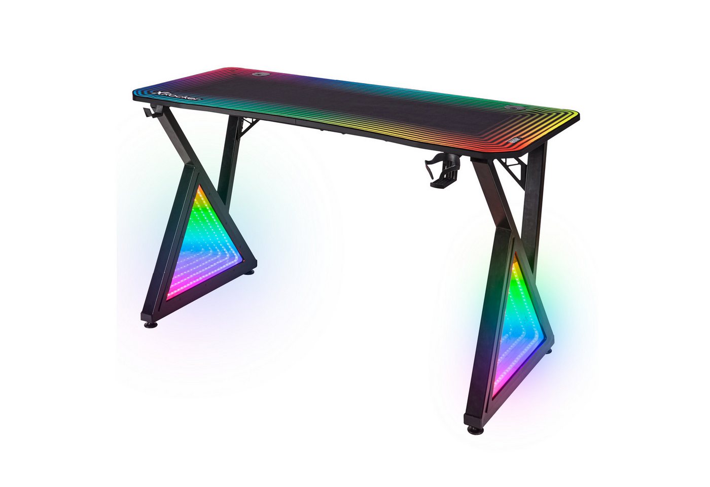 X Rocker Schreibtisch Infinity RGB Gaming Schreibtisch mit LED-Beleuchtung & App-Steuerung X Rocker Schreibtisch Infinity RGB Gaming Schreibtisch mit LED-Beleuchtung & App-Steuerung von X Rocker