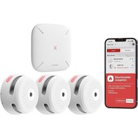 Smart Rauchmelder XS01-M + SBS50 Basisstation FS31 3 Stück EN14604 wlan - X-sense von X-SENSE