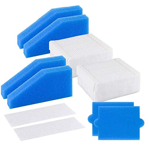 2 Stück Filter Set komplett 5-teilig geeignet für Thomas Staubsauger der Baureihe Aqua+,Alternative für Thomas Filterset 99 (Teile-Nr. 787241), Ersatzteil enthält 5 Filter (2 Stück) von X SIM FITNESSX