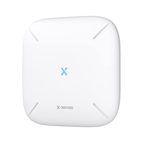 X-Sense Smart Home-Basisstation – Kompaktes Design, erfordert 2,4-GHz-WLAN, mit 2-in-1-Taste für Stummschaltung/Paarung, Modell SBS50 von X-Sense
