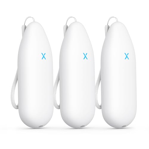 X-Sense WLAN Hygrometer Thermometer Innen, Temperatur- und Luftfeuchtigkeitsüberwachung per App, Export gespeicherter Daten, kompatibel mit Alexa, 3 Sensoren – erfordert Basisstation SBS50 von X-Sense