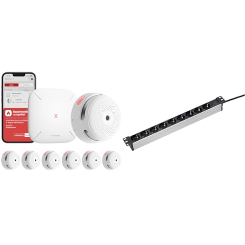 X-Sense XS01-M ProConnected Rauchmelder mit SBS50 Basisstation & as - Schwabe 9-Fach Steckdosenleiste 19“ Rack X-Sense XS01-M ProConnected Rauchmelder mit SBS50 Basisstation & as - Schwabe 9-Fach Steckdosenleiste 19“ Rack von X-Sense