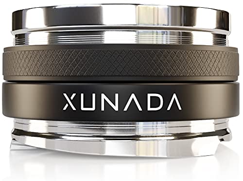 XUNADA 51 mm Kaffeeverteiler & Tamper, funktioniert mit allen 51 mm Siebträgern, Espresso-Handstampfer, 2-in-1 verstellbarer Espresso-Verteiler-Nivellierer und Stopfwerkzeug von X XUNADA