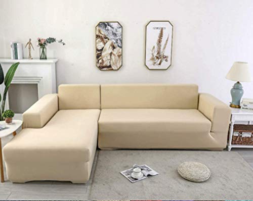 X-ZBS L-förmiger Stretch-Sofabezug, universal (bei einem L-förmigen Ecksofa wird empfohlen, 2 Teile zu kaufen). von X-ZBS