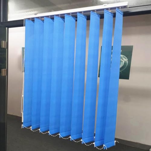 Lamellenvorhang Vertikaljalousie Vertikale Lamellenjalousien,Lichtdurchlässig Polyester Lamellen Rollo für Fenster,Sonnenschutz Sichtschutz Jalousien,Anpassbar Farbe,Breite×Höhe (150cm x 200cm) von X1NGFU