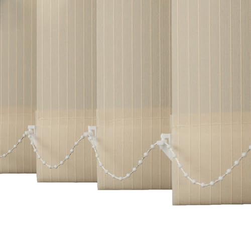 X1NGFU Vertikal Lamellenvorhang Vertikaljalousie,Verdunkelungslamellen,lichtdurchlässig Schiebegardine,Sichtschutz Sonnenschutz Gardinen,Mit Zubehör,Anpassbare Farben,Breite X Höhe (110cm x 140cm) von X1NGFU