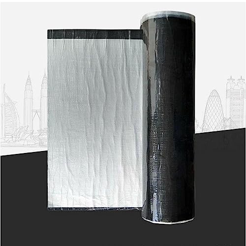 X1NGFU Bitumen Aluband Alu Folie Zur Reparatur,Reparaturband Dichtband,Selbstklebendes Wasserdichtes Klebeband Butyl Klebeband,für Dachleckage,Oberflächenriss,Fensterbankspalt (0.5x10m) von X1NGFU