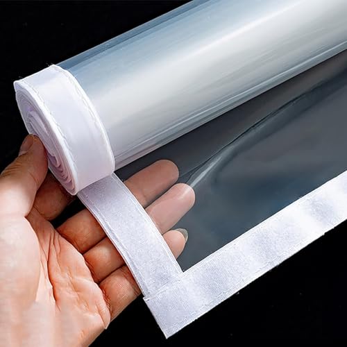 X1NGFU Fensterdämmung Kit,Wetterfestes Winter-Fenster-Isolierset,Winddicht Isolier-Schutz-Vorhang,Thermo Kälteschutz im Winter,zur Wärmedämmung an Fenstern,Anpassbar (190cm x 260cm) von X1NGFU