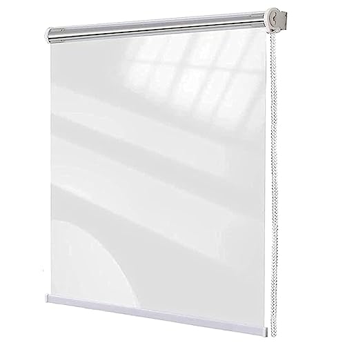 X1NGFU PVC Wasserdichter Rollos Transparent Rollo,Klare Reißfeste Wetterfeste Durchsichtige Rollos,Outdoor Seitenzug-Rollo,für Fenster Und Tür,Zuhause Und Büro,Breite X Höhe (110x140cm) von X1NGFU