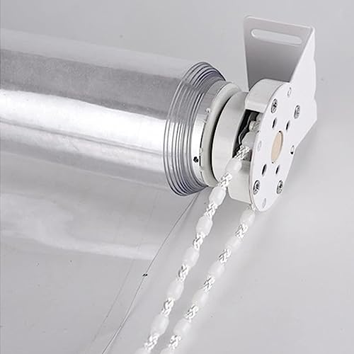 X1NGFU Transparente wasserdichte PVC Rollläden,PVC-Kunststoff-Regenschutz-Rollos,Außenrollo Seitenrollo Verdunklungsrollo,Wetterfest Sonnenschutz,für Schlafzimmer,Breite X Höhe (90x140cm) von X1NGFU