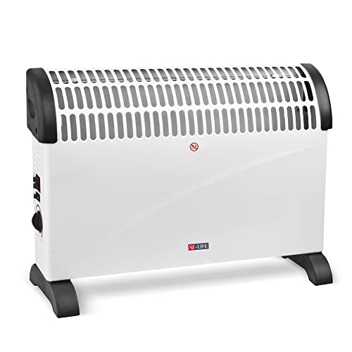 X4-LIFE Konvektor mit Turbofunktion, 3 Stufen Wärmeregulierung 750W, 1250W und 2000W, Elektrischer Heizkörper, Überhitzungsschutz mit Kontrollleuchte, Wärmt bis zu 25m², Standheizung mit Tragegriffen X4-LIFE Konvektor mit Turbofunktion, 3 Stufen Wärmeregulierung 750W, 1250W und 2000W, Elektrischer Heizkörper, Überhitzungsschutz mit Kontrollleuchte, Wärmt bis zu 25m², Standheizung mit Tragegriffen von X4-LIFE