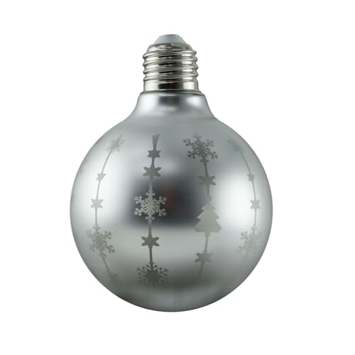 X4-LIFE LED-Weihnachtskugel mit E27 Fassung (Metalic) von X4-LIFE