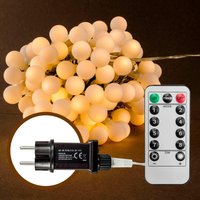X4-LIFE LED Kugeln Lichterkette warm-weiß von X4-Life