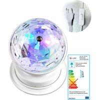 Rotierende LED Partyleuchte RGB von X4-Life