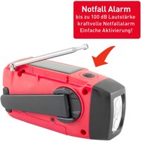 X4-TECH Portable FM/AM Solar Radio mit Taschenlampe USB von X4-Life