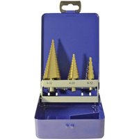 X4 Tools 700186 HSS Stufenbohrer-Set 3teilig 4 - 12 mm, 4 - 20mm Zylinderschaft 1 Set von X4 Tools