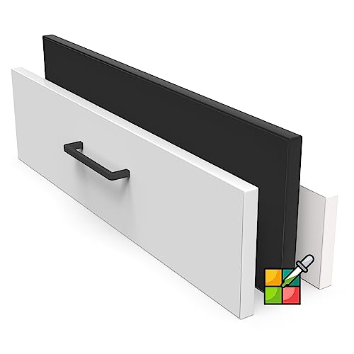 X57 Schubladenfront nach Maß - Schubladenblende - Backofenblende - Möbelfront - Holzblende - Frontblende (Lichtgrau) von X57