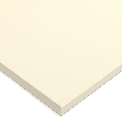 X57 Tischplatte 19mm Zuschnitt nach Maß 2mm ABS Kante Umleimer Dekorplatte Holzplatte Spanplatte (Magnolia) von X57