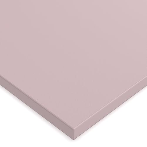 X57 Tischplatte 19mm Zuschnitt nach Maß 2mm ABS Kante Umleimer Dekorplatte Holzplatte Spanplatte (Rose) von X57