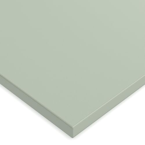 X57 Tischplatte 19mm Zuschnitt nach Maß 2mm ABS Kante Umleimer Dekorplatte Holzplatte Spanplatte (Salbei) von X57