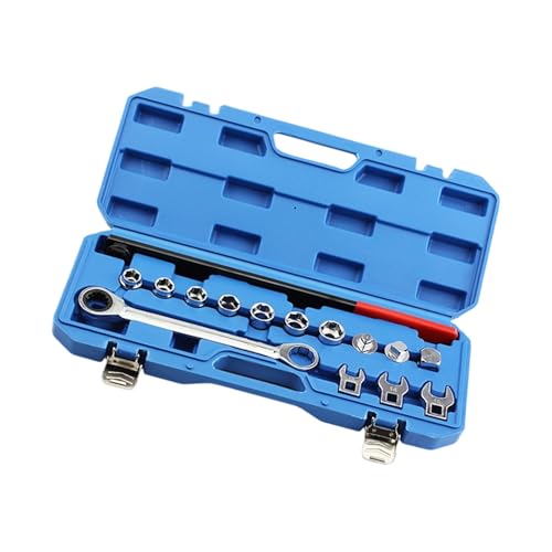 1. Einstellbarer Motorriemenspanner Werkzeug Mit Ratschen Serpentinenschlüssel Und Speicherfall Für Automatische Wartungspräparate Automotor Motorspanner Einstellungstools von XAGMODSHN
