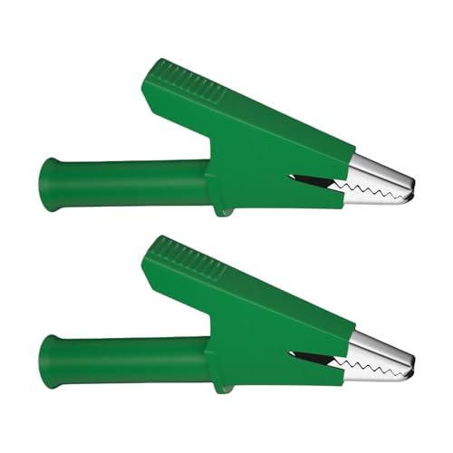 10 mm offener Testclip mit integrierten 4-mm-Steckern, Laborzubehör für Labor- und Elektroprojekte 10 mm offener Testclip mit integrierten 4-mm-Steckern, Laborzubehör für Labor- und Elektroprojekte von XAGMODSHN