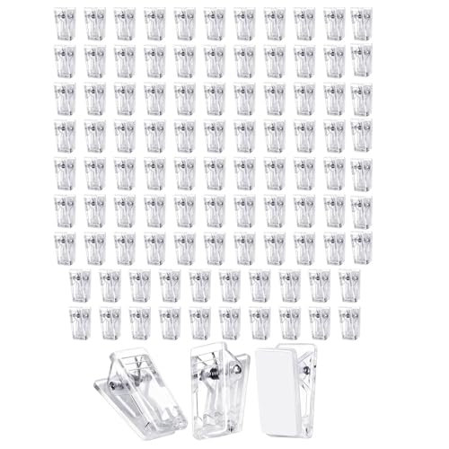 40/100 Stück selbstklebende Clips, tragbare Klemmen für einfache Dokumentenorganisation und Aufhängen im Büro oder Zuhause, Büro-Aktenhalter von XAGMODSHN
