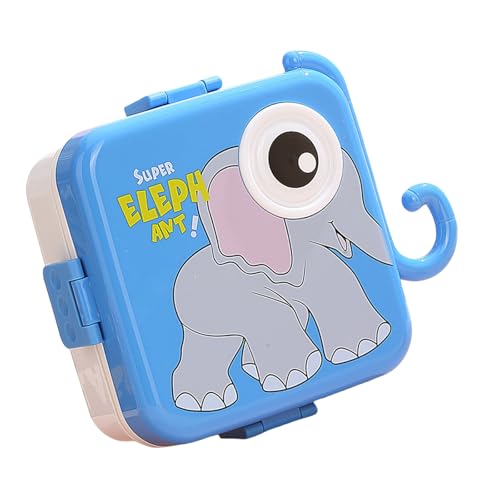 Cartoon Charakter Geteilter Lebensmittelbehälter Plastik Kinder Lunchbox Mit Trennwartungen Tragbarer Picknicks Geschirr Plastik Mittagessenbehälter von XAGMODSHN