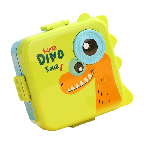 Cartoon Charakter Geteilter Lebensmittelbehälter Plastik Kinder Lunchbox Mit Trennwartungen Tragbarer Picknicks Geschirr Plastik Mittagessenbehälter von XAGMODSHN
