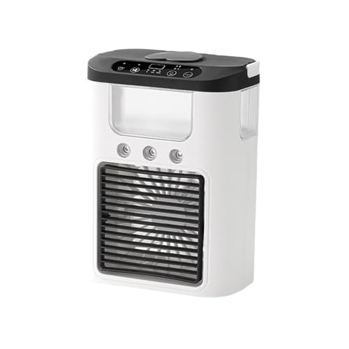 Desktop Air Cooling Lüfter Tragbare Einheit 3 Speed Kühlung Mit 7 Farb LED Licht Für Zimmer Schlafzimmer Freien Verwenden Sie Desktop Verdunstung Für Studium von XAGMODSHN
