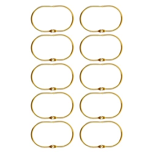 Duschvorhang-Metallbefestigungen, sicherer Haken, praktische Halterung, Aufhängeringe, Vorhänge, Ringe Duschvorhang-Metallbefestigungen, sicherer Haken, praktische Halterung, Aufhängeringe, Vorhänge, Ringe von XAGMODSHN